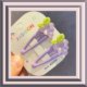 Purple children's side clip hairpin hair clip broken hair clip does not hurt hair cute little girl fruit bangs bb clip