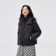 Ailei's new down jacket can be removed from hat and warm duck down bread jacket fashionable and versatile sweet women's jacket