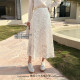 Customized special price DI-SUI women's clothing 31026 spring 2025 European station elegant lady lace design long skirt famous lady