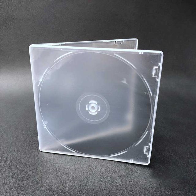 PP disc box DVD box thickened ultra-thin insertable cover CD box disc ...