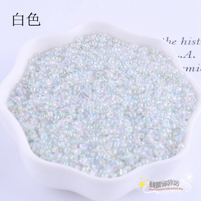 DIY accessories Beaded accessories 2mm color bead cross stitch Xiaomi beads loose beads Materials and clothing accessories auxiliary beads