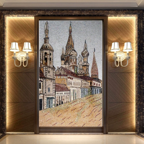 Пластиковые фрески, мозаика Dali Mosaic Cut Pigra Progune Prozze, Patriarch Villa Фоновая стена