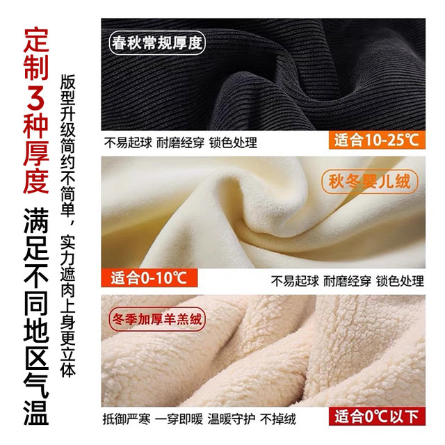 Jingqi Pregnant Women's Pants Plus Velvet Thick Cotton Pants for Autumn and Winter Outerwear 2025 New Wide Leg Pants that Do Not Restrict Belly Pregnant Women Winter Clothes