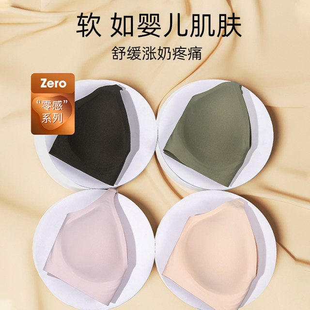 Jingqi Maternity Nursing Bra Pregnancy Special Postpartum Nursing Bra Gathering Anti-Sagging Bra for Women