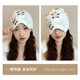 Jingqi confinement hat autumn and winter pure cotton maternity hat confinement scarf headband windproof forehead protector pregnant mother confinement hat pregnant women winter