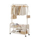 Clothes rack floor-standing bedroom dormitory coat rack small simple household clothes storage storage clothes drying rack mobile