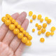 Second -generation synthetic beeswax beads, round beads, played beads handmade DIY string crystal bracelet necklace jewelry materials

