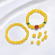 Second -generation synthetic beeswax beads, round beads, played beads handmade DIY string crystal bracelet necklace jewelry materials
