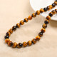 Natural yellow tiger eye stone loose beads yellow tiger eye round beads DIY handmade beaded bracelet necklace jewelry material with beads