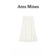 Retro style autumn and winter style hem spliced ​​mesh hollow fishtail skirt