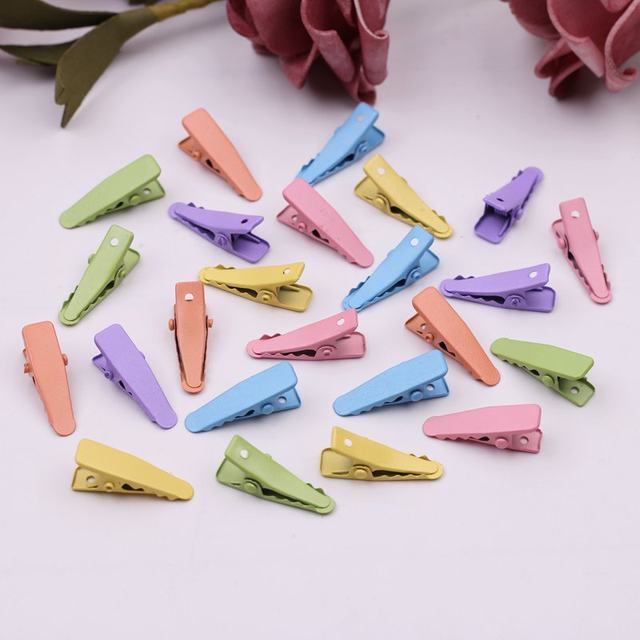 2cm internet celebrity mini hair clip with small duckbill clip DIY handmade jewelry hairpin material accessories