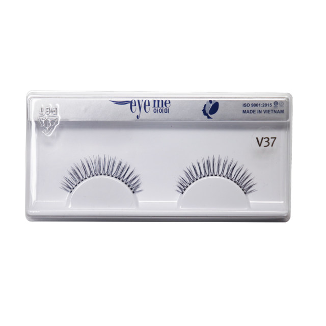 Korean Eyeme fake eyelashes single cluster V -type W -shaped makeup artist Royal Nature can repeat glueless 1 pair
