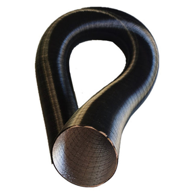 Parking fuel air heating diesel heater heater aluminum foil corrugated hose hot air duct high temperature resistant air duct