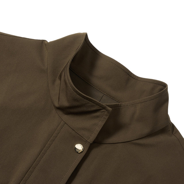 NAERSI/Naersi stand-up collar waist-closing windbreaker convenient casual jacket for women 2025 autumn