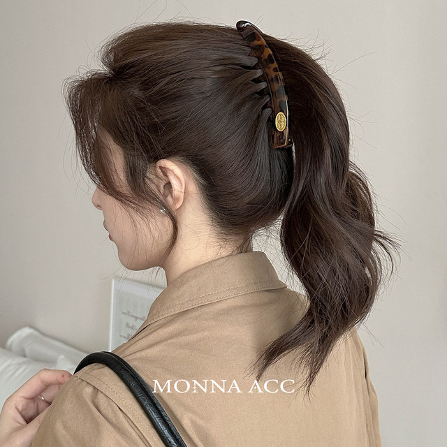 E3582 Internet celebrity temperament large hair volume multi-high ponytail banana clip ponytail ponytail fluffy artifact ponytail clip