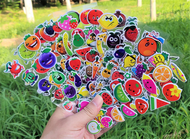 Value package children's cartoon sticker, toy anime three -dimensional sticker kindergarten early education package reward sticker