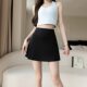Sport pants skirt women's anti-exposure skirt 2025 new spring and summer high-waisted large-size shark pants pleated cover skirt