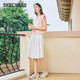 Skecher thick sole Mary Jane women's shoes soft sole shallow mouth single shoes 2025 new summer mesh breathable shoes