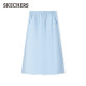Skecher 2025 new summer women's woven mid-skirt comfortable skirt fashionable versatile casual sports umbrella skirt
