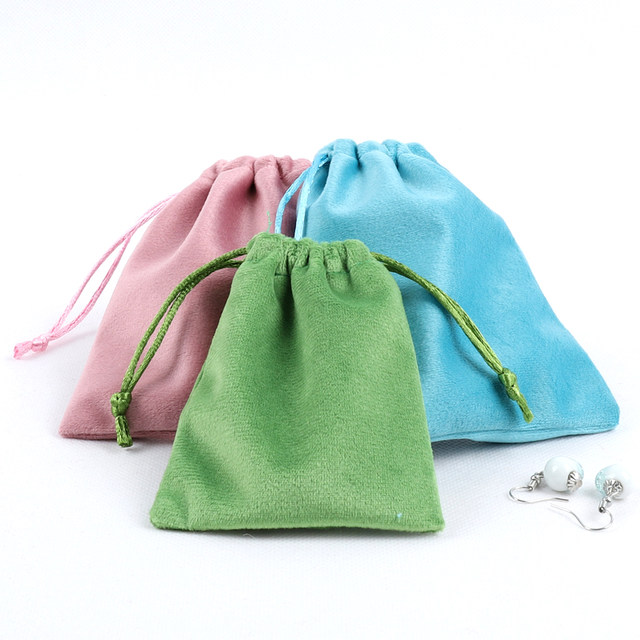Velvet bag Velvet jewelry storage bag Drawstring bag Tight pocket Mini packaging Small bag Gift cloth bag