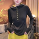 Australian velvet contrast-breasted hooded sweatshirt for women 2025 autumn and winter new simple and fashionable fashionable and versatile long-sleeved top trendy