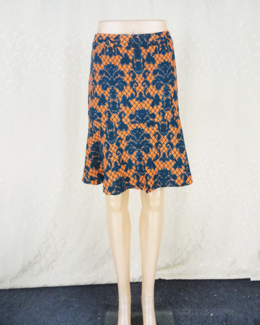 100 yuan 2 pieces! C*FON women's autumn and winter lotus leaf skirt printed bag hip skirt skirt short skirt QG807

