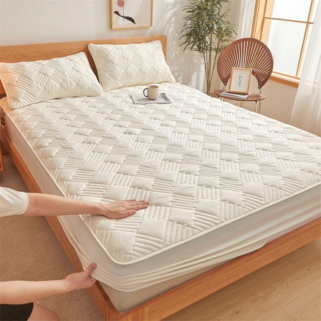 Class A pure cotton soybean cotton tucked cotton mattress all season universal mattress protection cover dustproof cover full-inclusive mattress cover