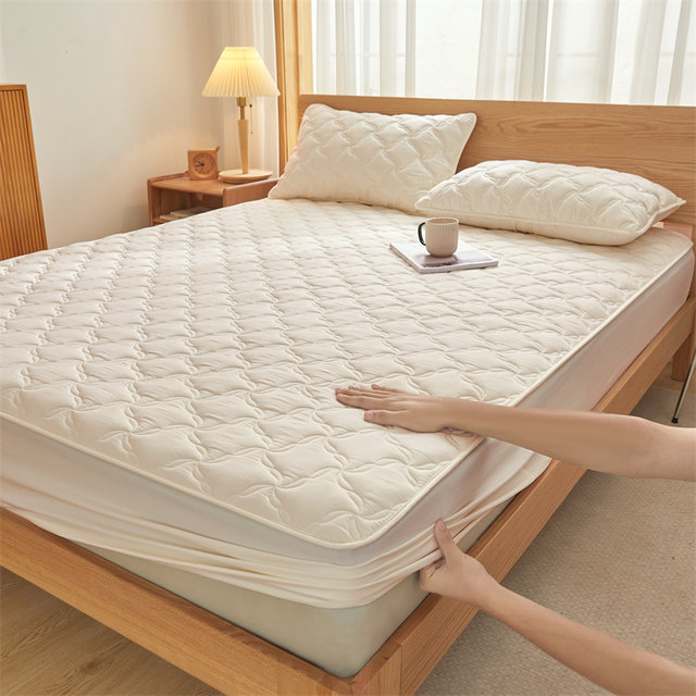 Class A pure cotton soybean cotton tucked cotton mattress all season universal mattress protection cover dustproof cover full-inclusive mattress cover