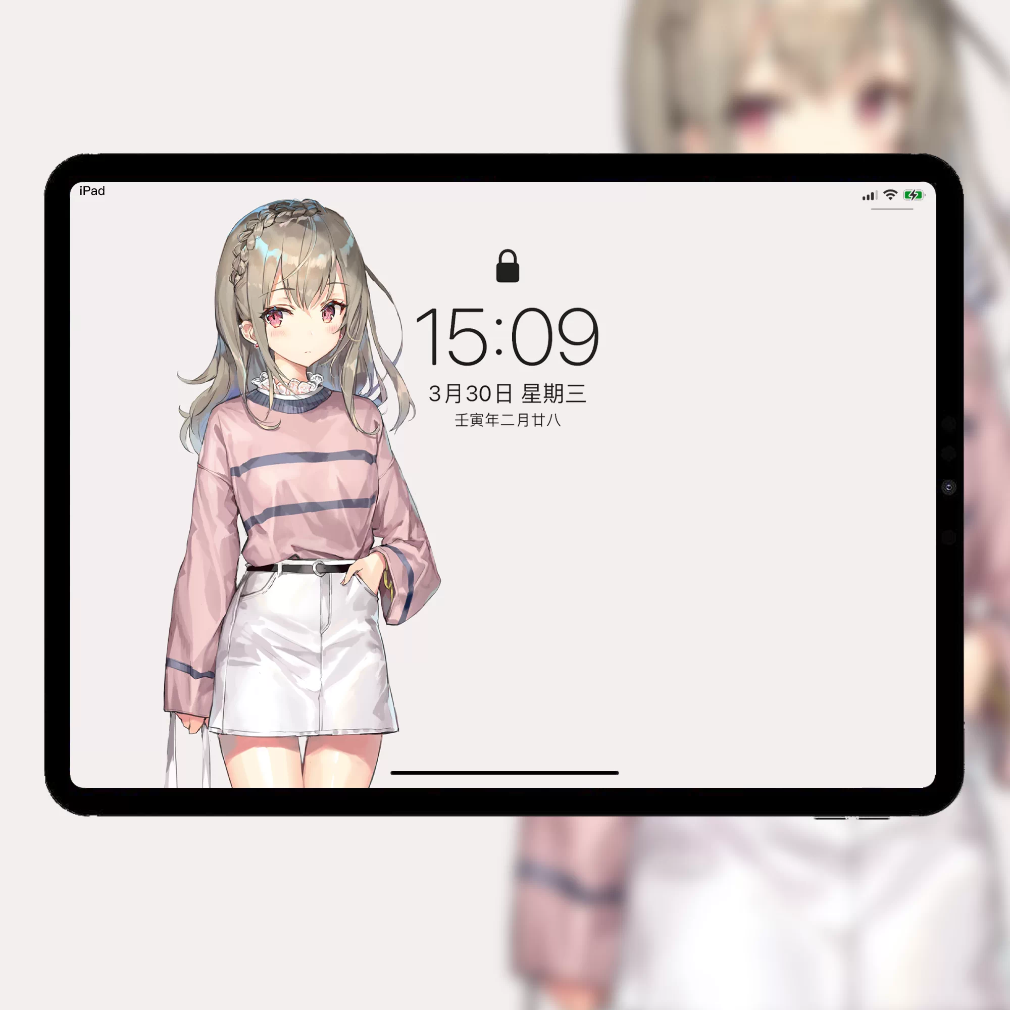 平板壁紙ipad動漫壁紙4k壁紙高清壁紙動漫女生素材高質量自動發