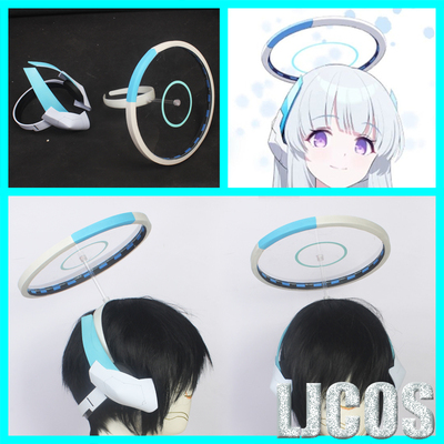 taobao agent [LJCOS] Blue Archives Salt Salt Salt Salt Nai Love Headweight COSPLAY prop