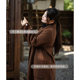 Beautiful Inn Middle-aged and Elderly Temperature Winter Double-Side Woolen Coat Jacket Large Size Women's Clothing
