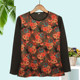 
Middle-aged and elderly autumn 2025 new long-sleeved bottoming women's mother's wear women's belly covering top grandma T-shirt