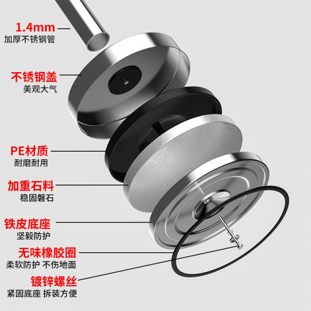 One-meter wire isolation belt telescopic belt fence queue railing isolation guardrail stainless steel bank cordon custom line