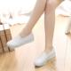 Doodle shoes for women soft sole red one-foot lazy shoes flat sole large size single shoes non-slip mother shoes leather shoes loafer shoes