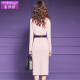 Fei Mengyi 100 wool knitted dress for women's spring clothes new basic style fashionable slim fit base skirt
