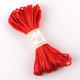 No. 5 Chinese knotted red rope jewelry DIY wire thick rope 2.5mm seven-color hand-knitted