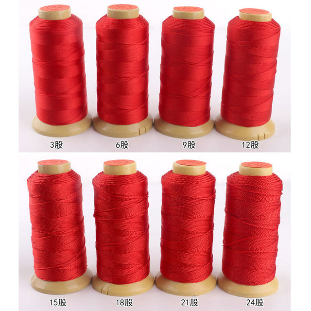 Jinsanyu brand jade thread nylon beaded handmade 18 gold necklace 4 special tassel braided rope tower 3 strand material