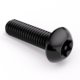 Black 304 stainless steel inner plum blossom anti-theft screw round head screw pan head with stud bolt m3M4M5M6M8M10