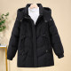 Down cotton jacket for women 2024 new mid-length Korean style fashionable loose large size thickened warm super good-looking jacket
