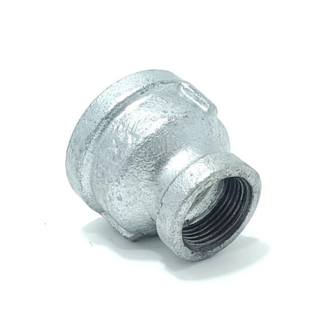 Fire gas galvanized large and small head reducer ancient direct variable diameter inner threaded pipe hoop malleable steel pipe fittings 4 minutes 6 minutes 25
