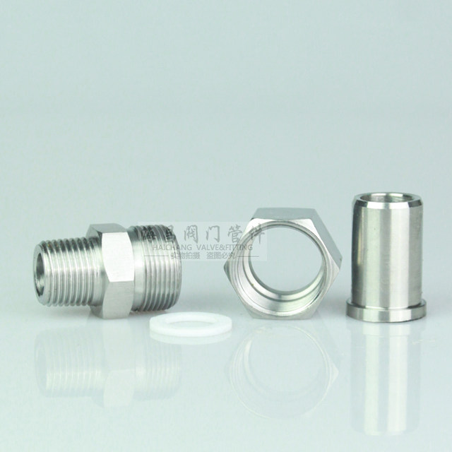 304 stainless steel welding direct terminal/intermediate joint/outer threaded connector
