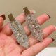 AhuaAhuaya light luxury and high-end shiny pink crystal surfboard duckbill clip metal shovel hairpin side clip