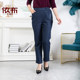 Elderly, the middle -aged and elderly winter, velvet thickened jeans, loose, thin casual pants, mother loose waist trousers