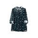 Ish Xia Lanwei five -point sleeve printed chiffon shirt female summer new design sense shows thin shirt fake two tops