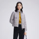 Fishing brand women's down jacket women's model 2024 new spring and autumn high -necked embroidered down jacket FGGC5071
