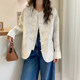 New Chinese style embroidered buckle jacket for women in Europe 2025 early spring new European women's fashion tops trend
