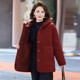 Grandma's winter cotton-padded coat, middle-aged and elderly people's velvet thickened coat, female mother's polar fleece cotton-padded coat, cold-resistant cotton-padded jacket for the elderly