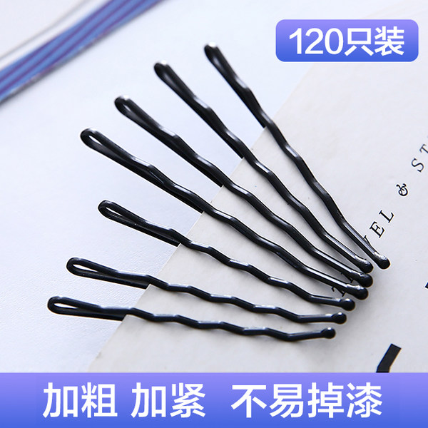 Шпилька один блокнот девушка челка Сломанные волосы боковой зажим корея вершина клип черный Стальной клип небольшой клип дочерняя плата волос Карта головной убор