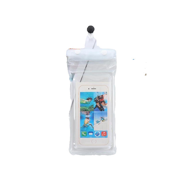 Mobile phone waterproof bag with touch screen, swimming takeout special rider, rainy day waterproof sealed bag, underwater storage air bag cover