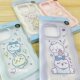 Japanese giikawa chiikawa Korean style Xiaoba Usaqi suitable for Apple iPhone 16 promax macaron candy color edge 14pro transparent anti-fall protection case 15 mobile phone case